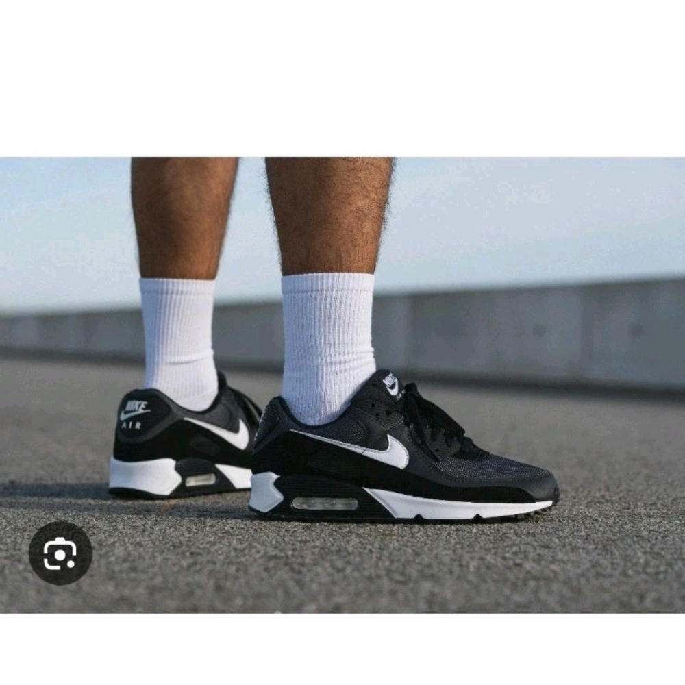 Nike Black and White Air Max Sneakers
